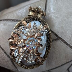 Embellished mini clutch